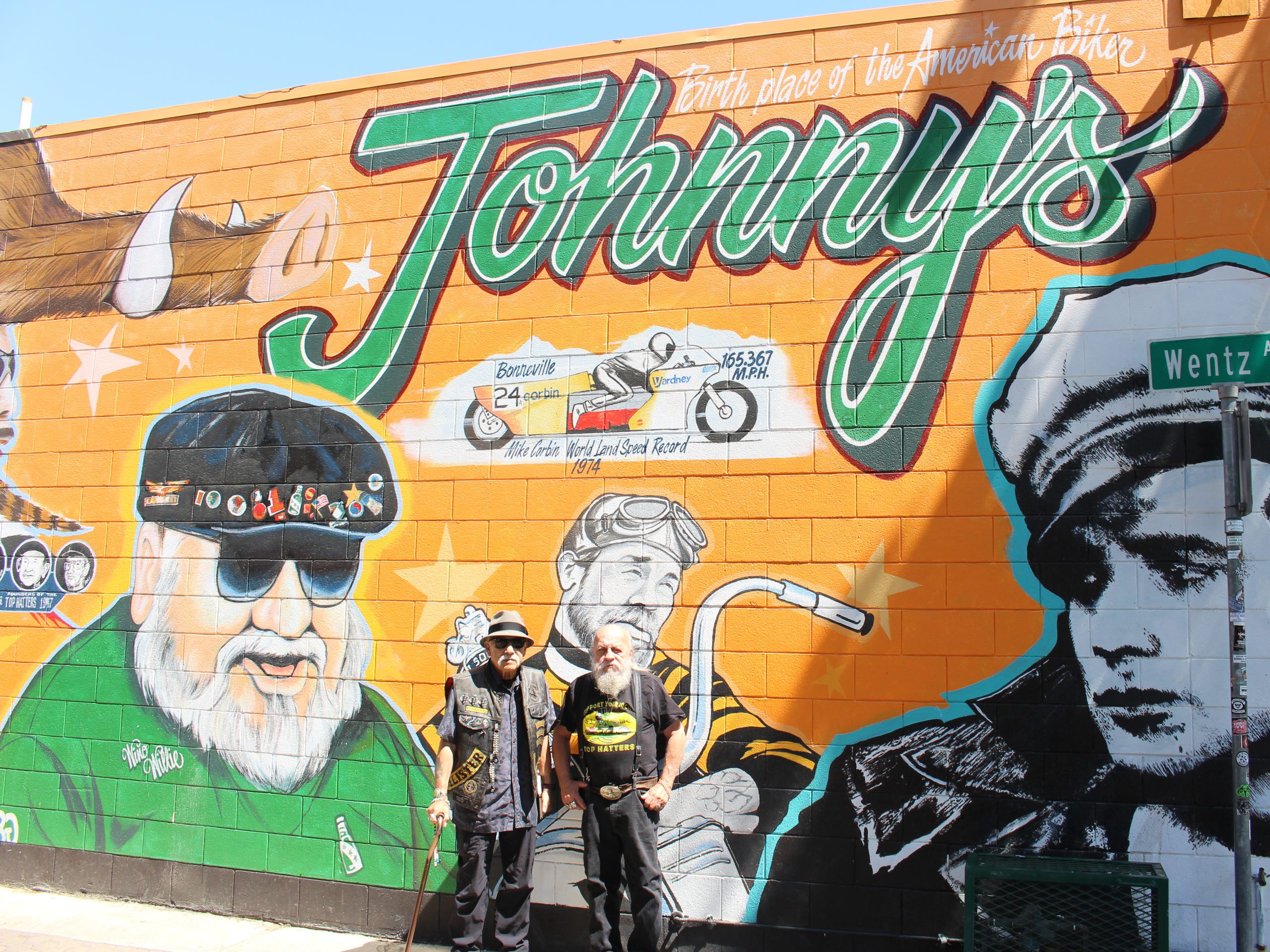 Cesar Flores, the Top Hatters and the Hollister biker rally 