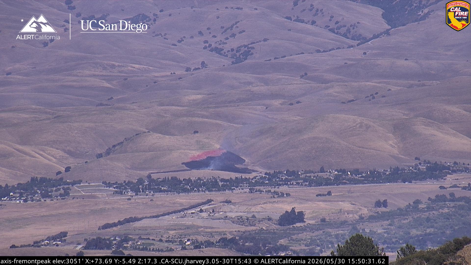 Wildfire burning in Tres Pinos | BenitoLink